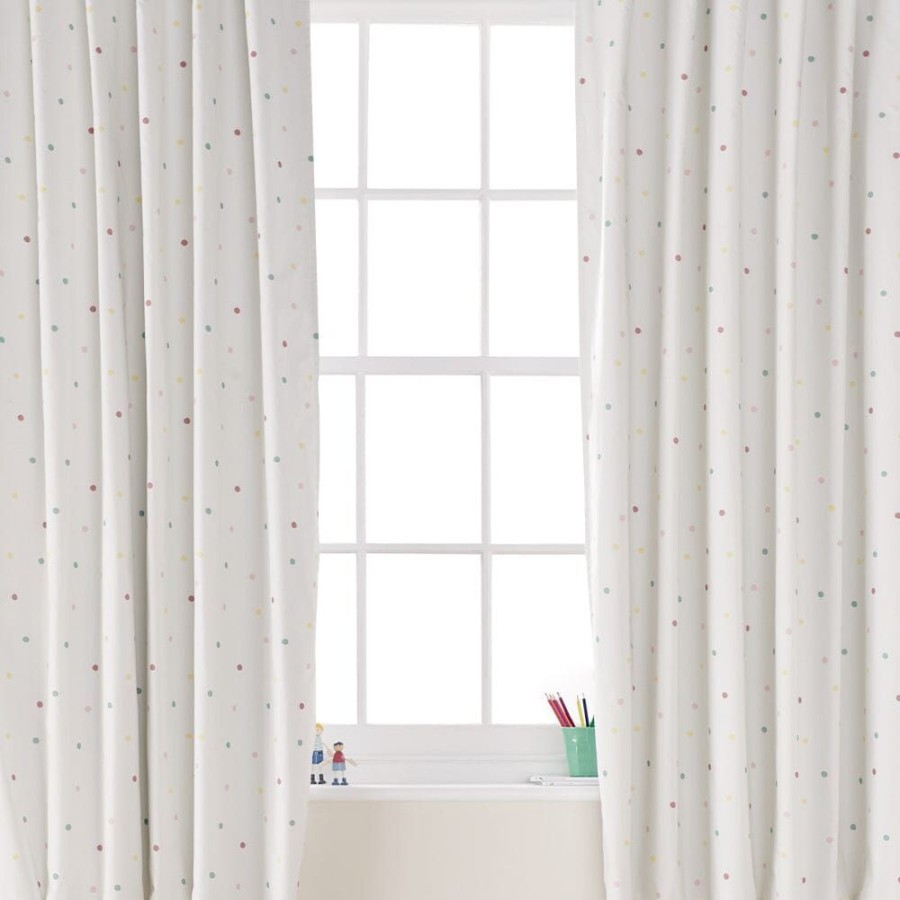 Accessories Great Little Trading Co. Blackout Curtains | Children'S Easy-Care Blackout Curtains - Pastel Spot, W165 X L137 (Cm) Multi