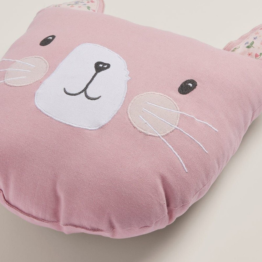 Beds & Mattresses Great Little Trading Co. Bedding Sets | Children'S Animal Cushion, Cat Pink