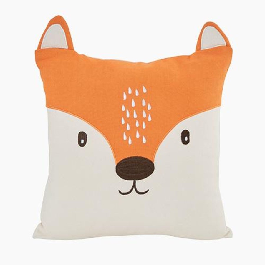 Beds & Mattresses Great Little Trading Co. Bedding Sets | Children'S Animal Cushion, Fox Orange