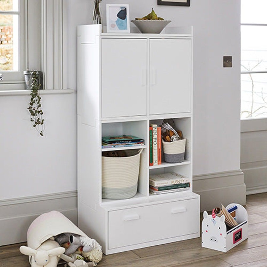 Storage Great Little Trading Co. Storage Furniture | Alba Modular Storage Set 1 (Regular) Bright White