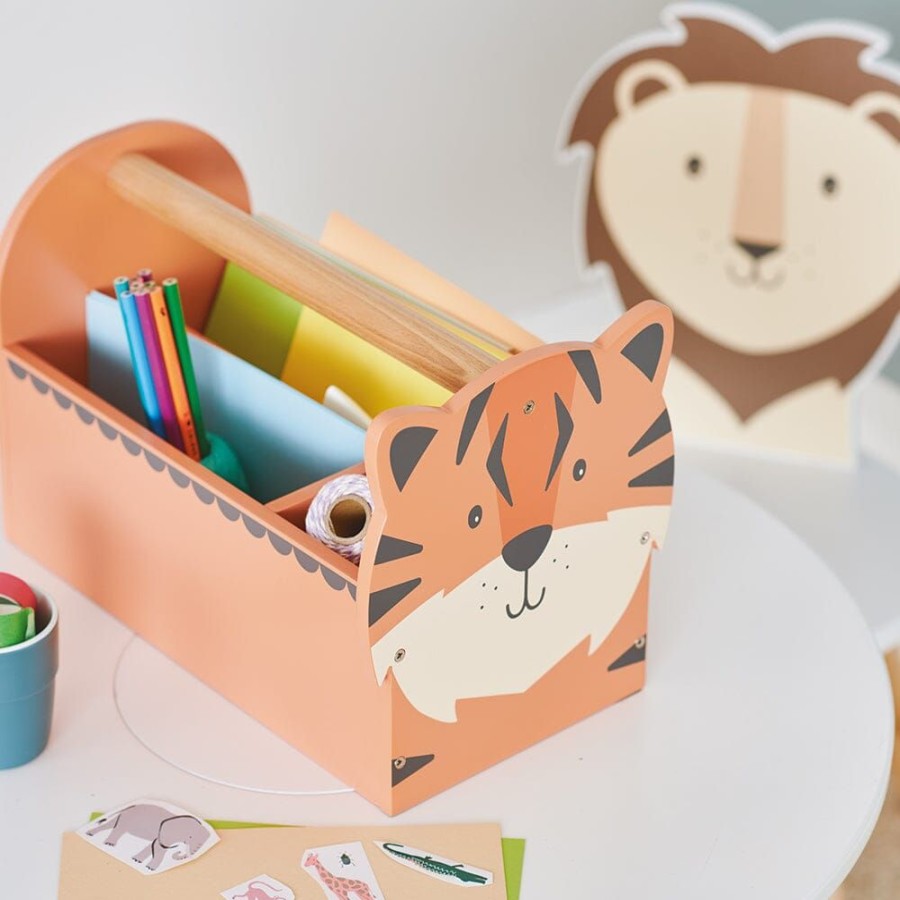 Furniture Great Little Trading Co. Desks & Accessories | Carry Caddy, Tiger Orange