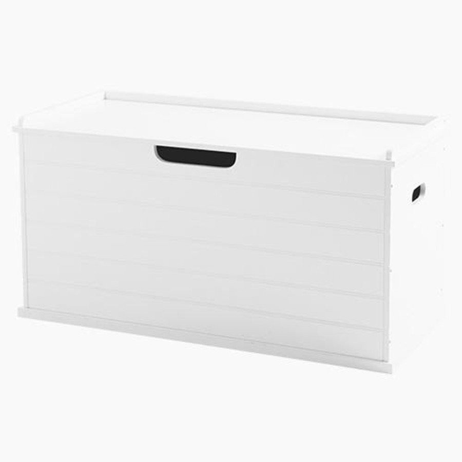 Storage Great Little Trading Co. Storage Benches | Large Wooden Toy Box Seat Bench, Bright White