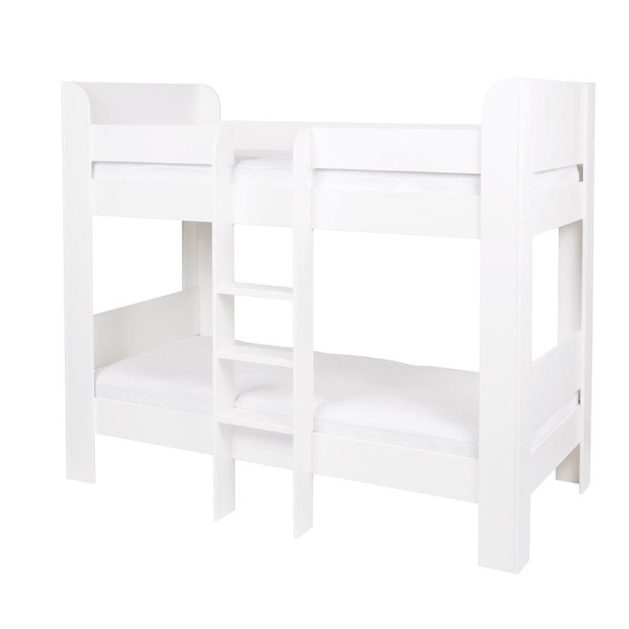 Furniture Great Little Trading Co. Beds | Paddington Bunk Bed Frame With Underbed Storage Space White