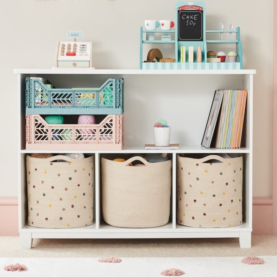 Nursery Great Little Trading Co. Nursery Storage | Aykasa Midi Folding Crate, Milk Tea Pink