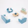 Toys Great Little Trading Co. Wooden Toys | Wooden Doll'S House Furniture, Living Room Multi