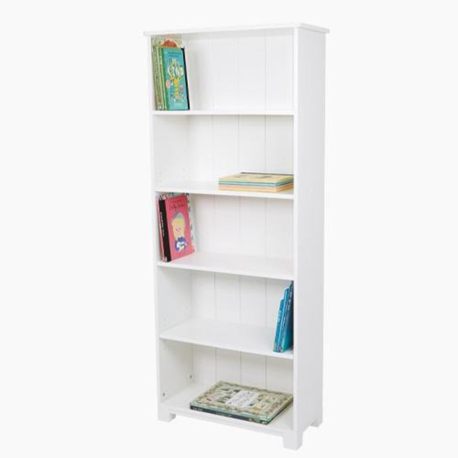 Storage Great Little Trading Co. Bedroom Storage | Crompton Tall Bookcase In White