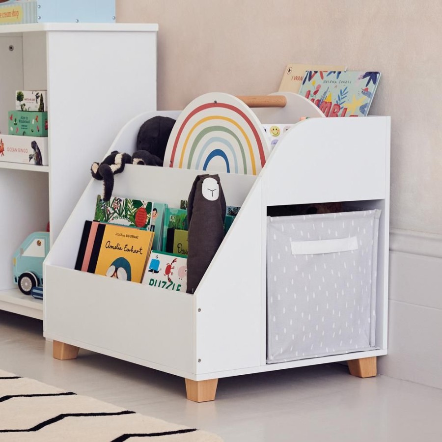 Storage Great Little Trading Co. Toy Boxes | Gulliver Toy Box & Book Organiser White