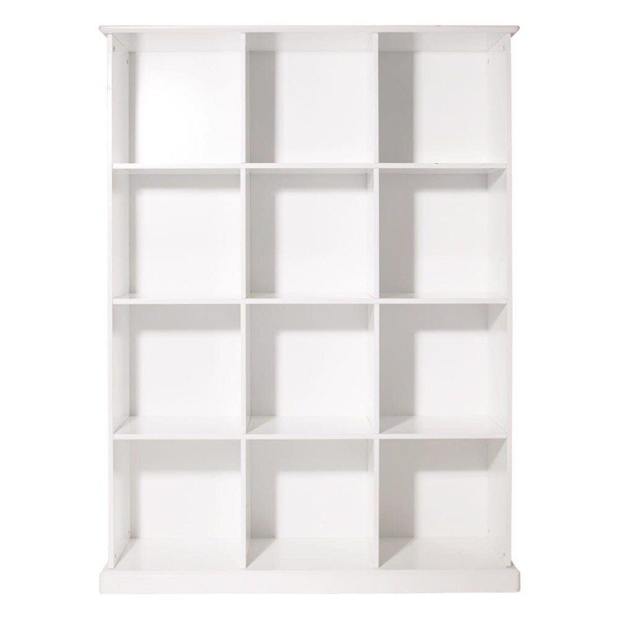 Storage Great Little Trading Co. Storage Furniture | Abbeville Twelve Cube Storage & Shelving Unit In White Bright White