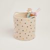 Storage Great Little Trading Co. Storage Baskets & Cubes | Woven Storage Basket, Pastel Spot Ivory