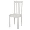 Furniture Great Little Trading Co. Chairs & Benches | Wooden Nelson Desk Chair, White Bright White