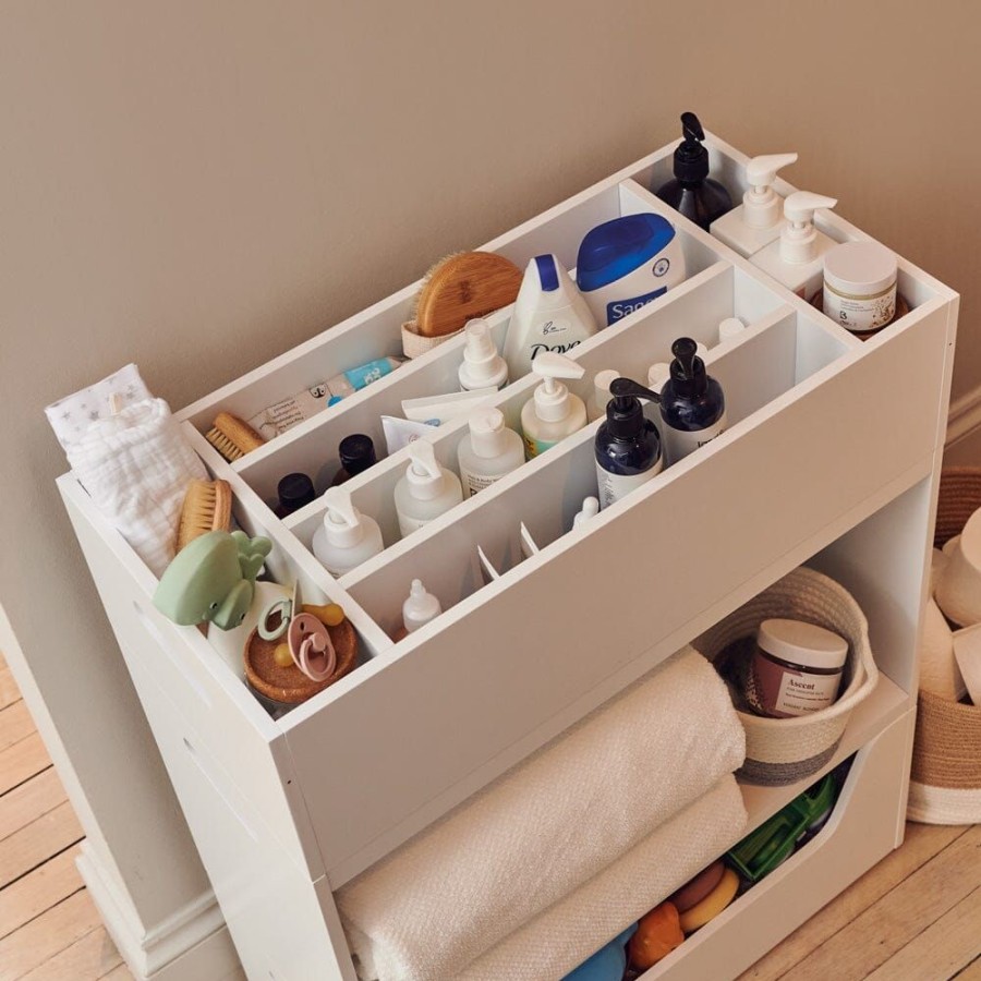 Storage Great Little Trading Co. Storage Furniture | Rackham Single Stackable Toy Storage Tray, White