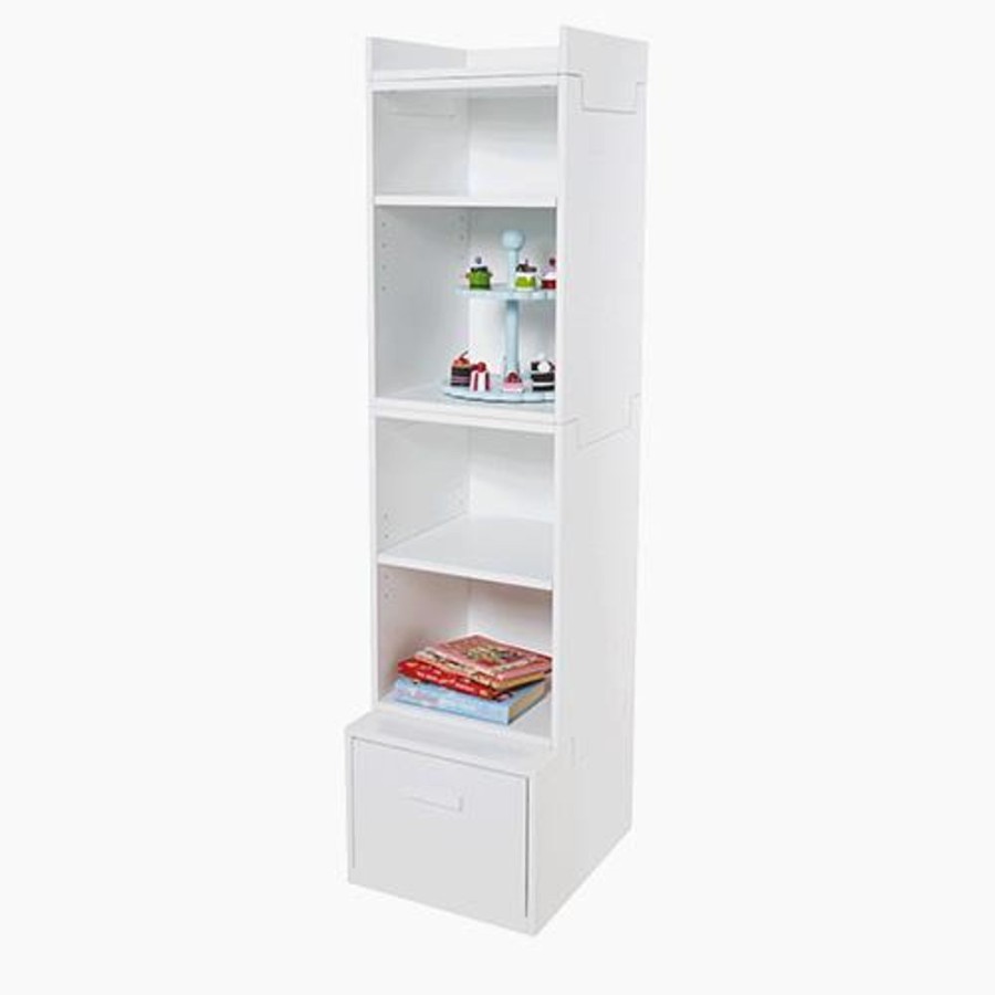 Storage Great Little Trading Co. Small Storage | Alba Modular Storage Set 2 (Narrow) Bright White