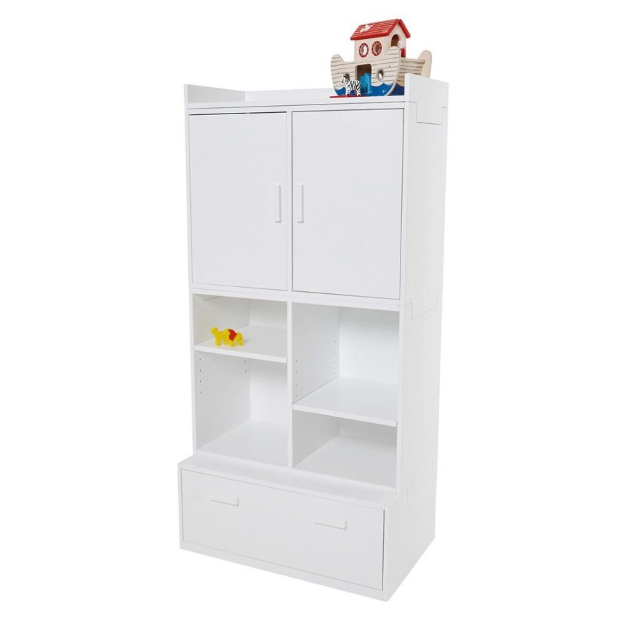 Storage Great Little Trading Co. Stacking Storage | Alba Modular Storage Set 1 (Regular) Bright White